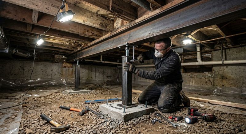 Crawlspace Structural Repair