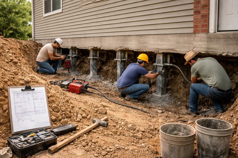 Foundation Repair in Moneta, VA