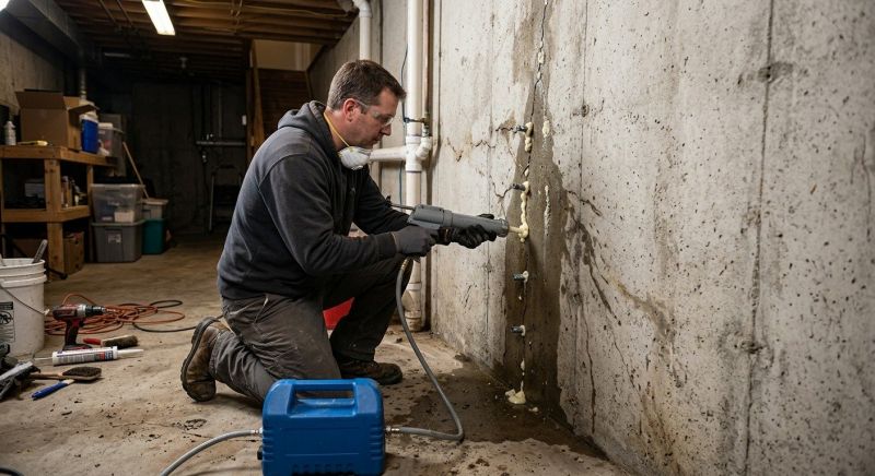 Basement Foundation Repair in Gladys, VA
