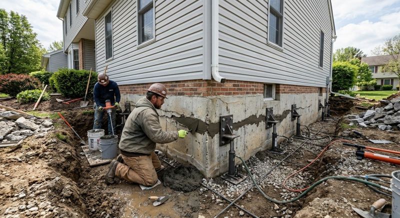 Basement Foundation Repair in Union Hall, VA