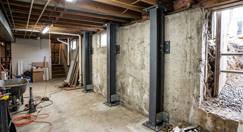 Basement Stabilization in Moneta, VA