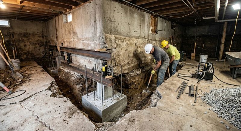 Basement Underpinning in Moneta, VA