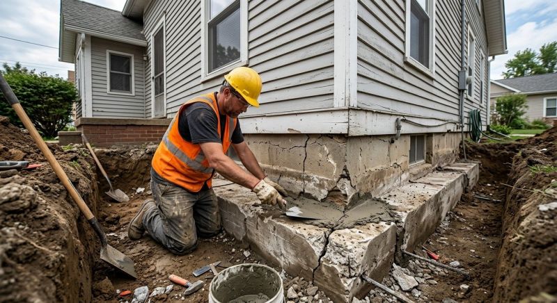 Building Foundation Repair in Bedford, VA