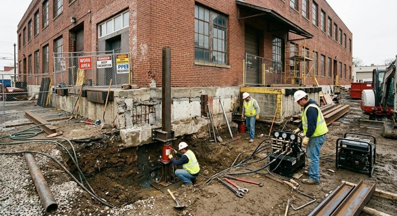 Building Foundation Repair in Botetourt County, VA