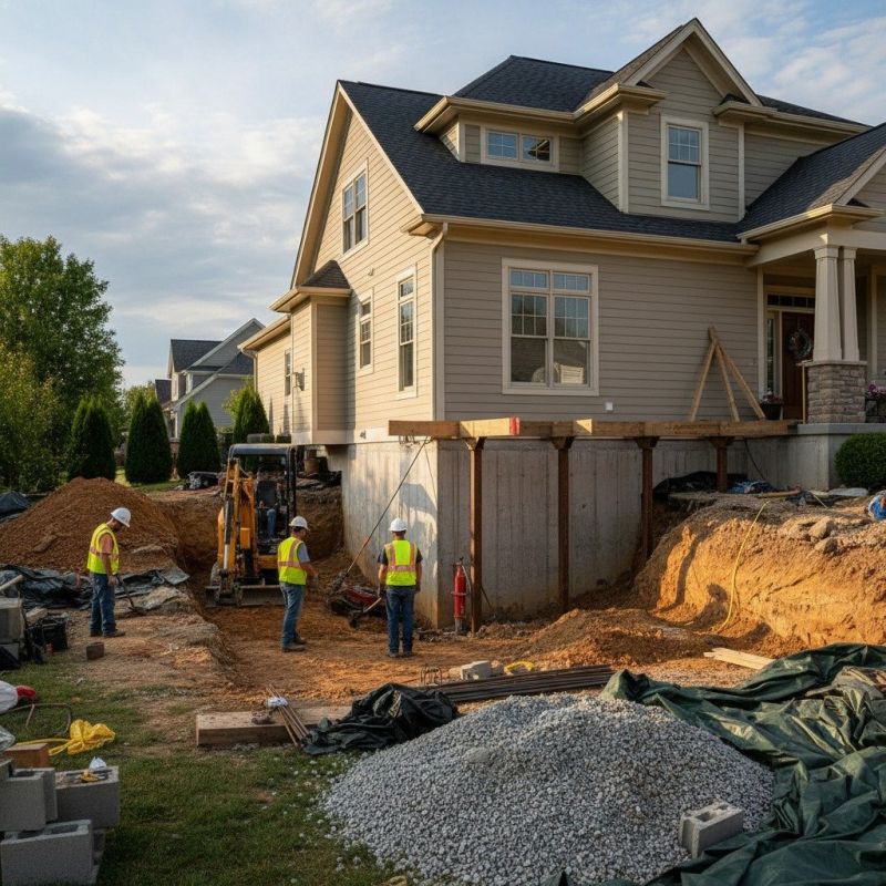 Building Foundation Repair in Huddleston, VA