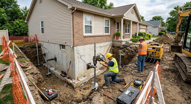 Building Foundation Repair in Pittsylvania County, VA