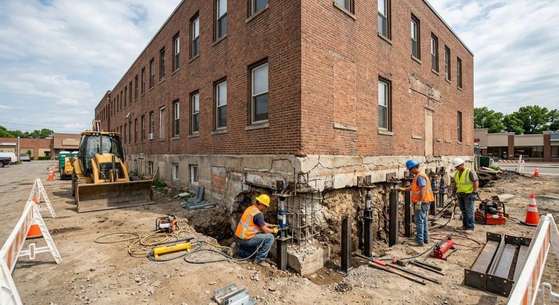 Commercial Foundation Repair in Moneta, VA