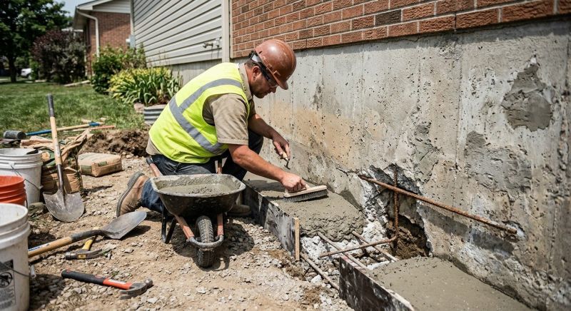 Concrete Foundation Repair in Moneta, VA
