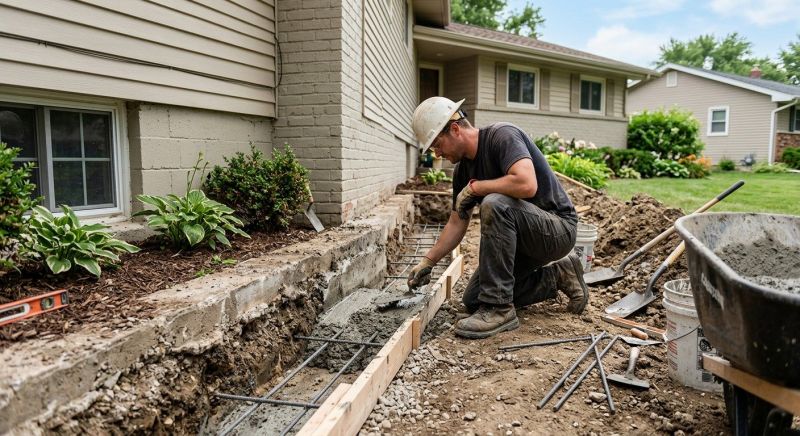 Concrete Foundation Repair in Pittsylvania County, VA