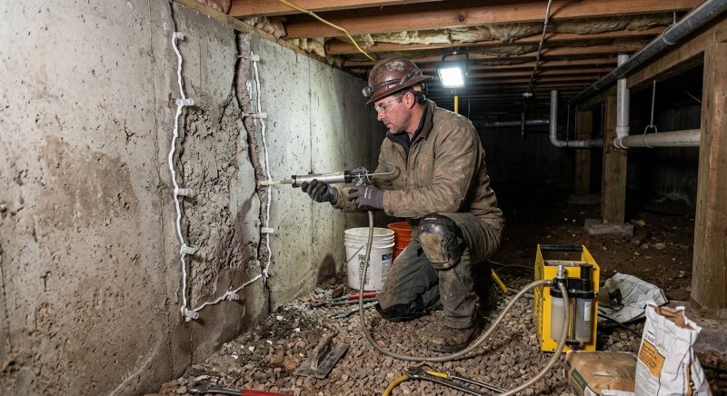 Concrete Foundation Repair in Rocky Mount, VA