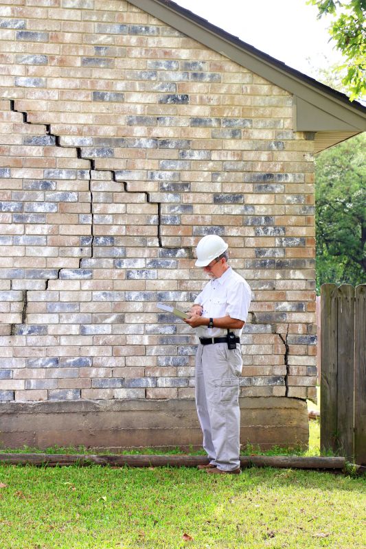Cracked Foundation Repair in Botetourt County, VA
