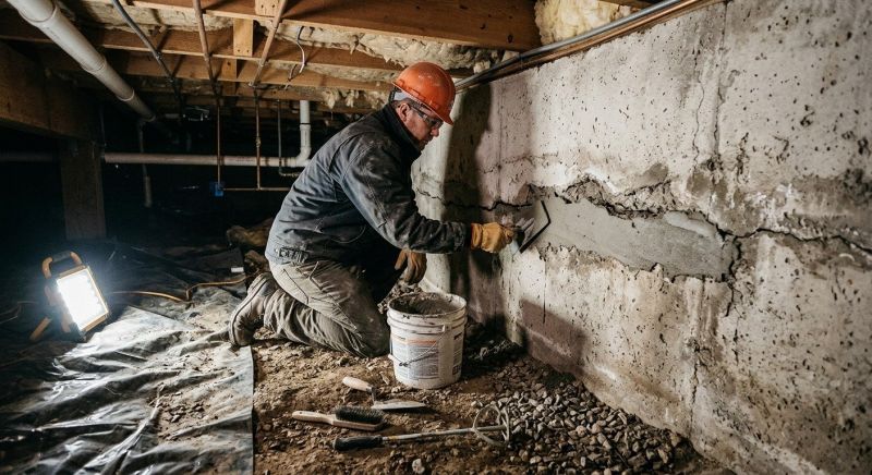 Cracked Foundation Repair in Moneta, VA