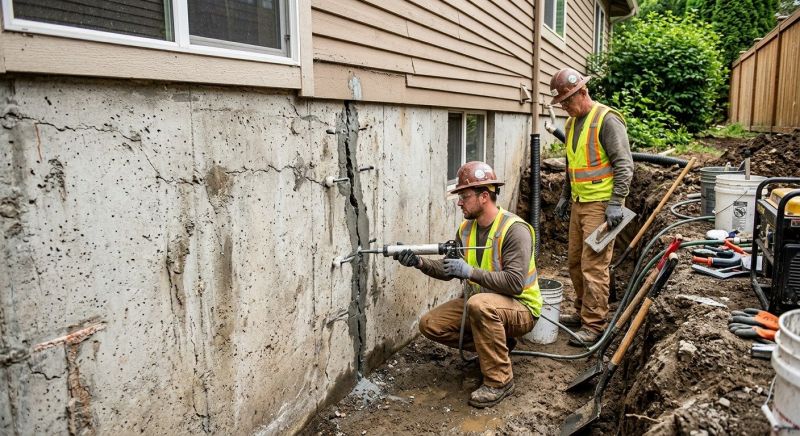 Cracked Foundation Repair in Pittsylvania County, VA