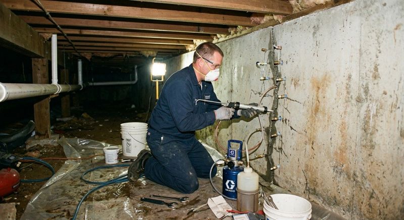 Crawlspace Foundation Repair in Hurt, VA