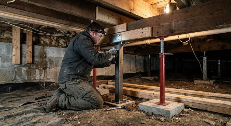 Crawlspace Structural Repair in Moneta, VA