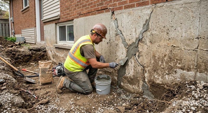Foundation Crack Repair in Rocky Mount, VA