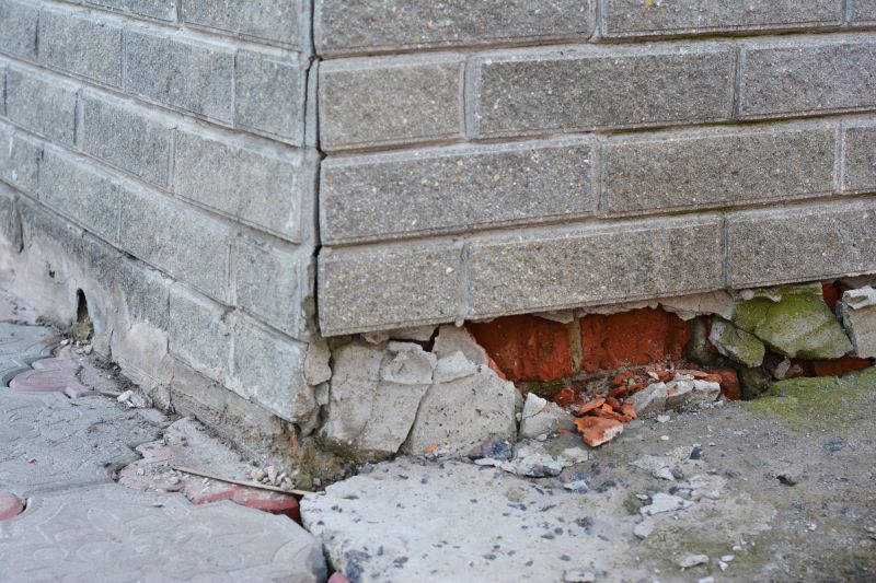 Foundation Damage Repair in Gladys, VA