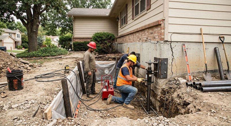 Foundation Damage Repair in Union Hall, VA