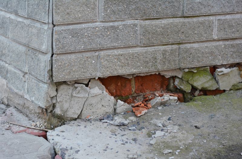 Foundation Damage Repair in Union Hall, VA