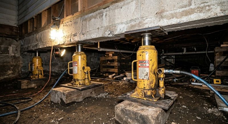 Foundation Jacking in Boones Mill, VA