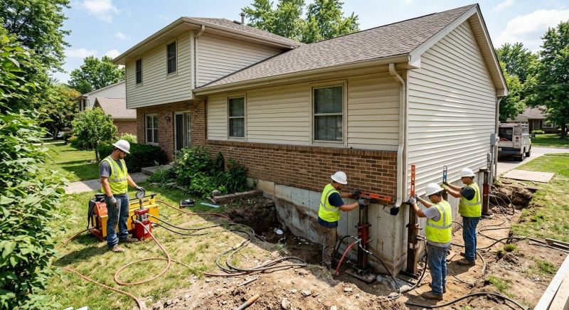 Foundation Jacking in Hurt, VA