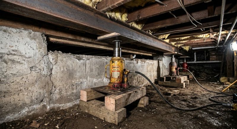 Foundation Jacking in Pittsylvania County, VA