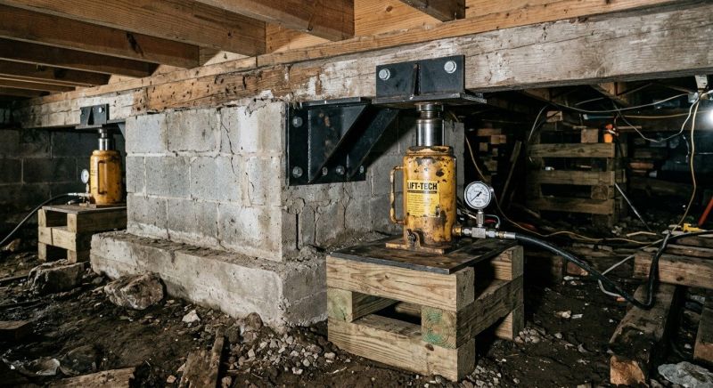 Foundation Jacking in Roanoke, VA