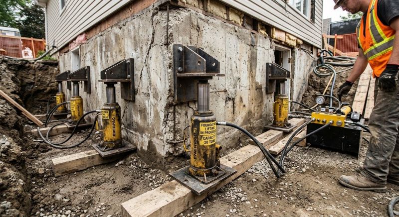 Foundation Jacking in Union Hall, VA