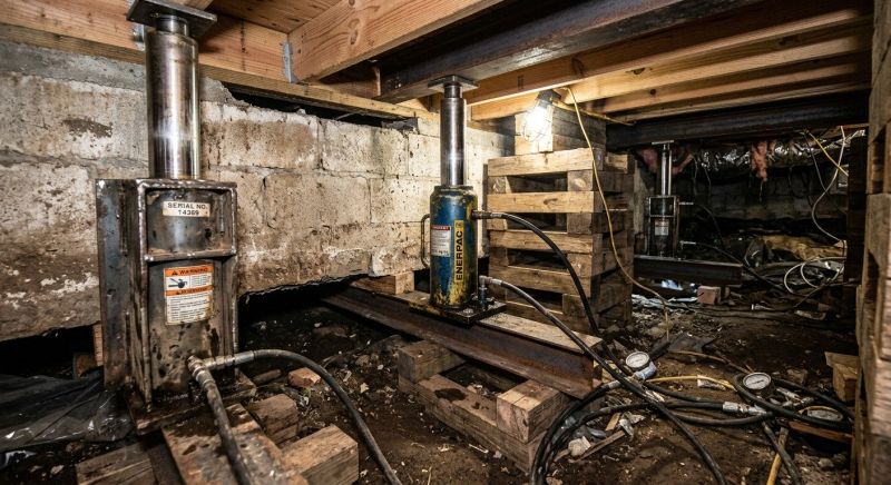 Foundation Jacking in Union Hall, VA