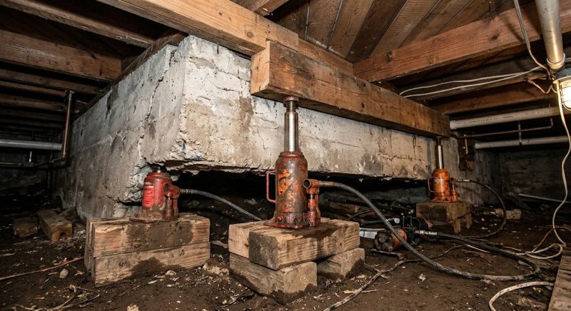 Foundation Jacking in Union Hall, VA