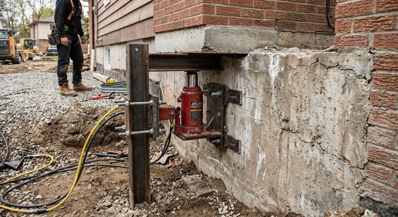 Foundation Jacking in Union Hall, VA