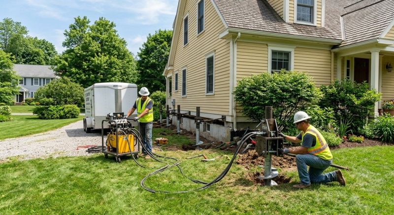 Foundation Lifting in Gladys, VA