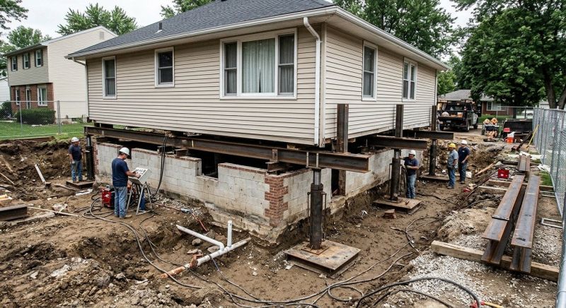 Foundation Lifting in Gretna, VA