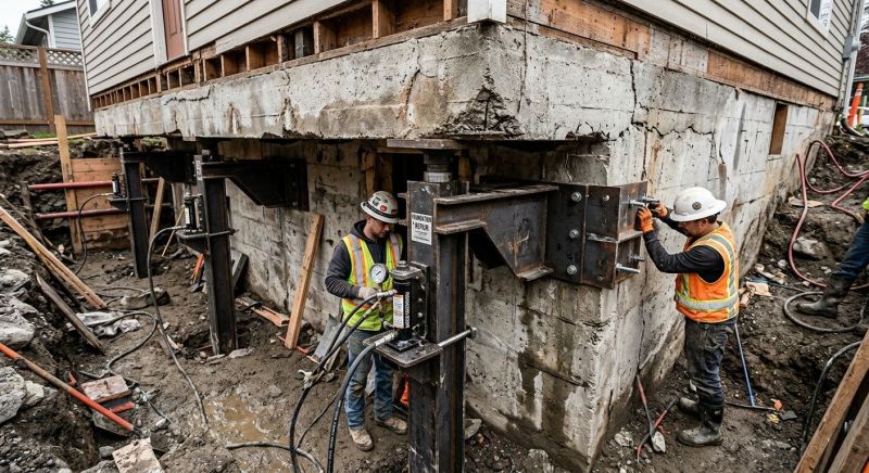 Foundation Lifting in Gretna, VA