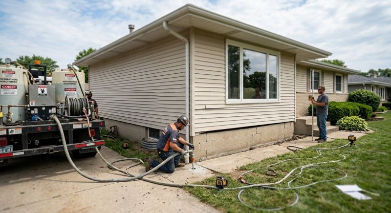 Foundation Lifting in Hurt, VA
