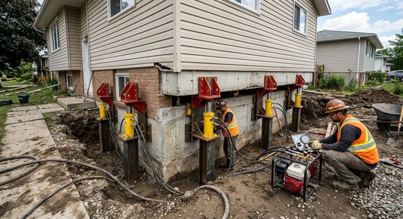 Foundation Lifting in Moneta, VA