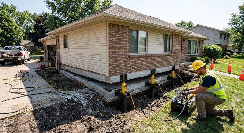 Foundation Lifting in Pittsylvania County, VA