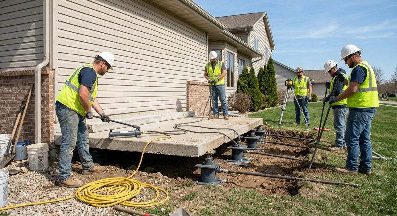Foundation Lifting in Wirtz, VA