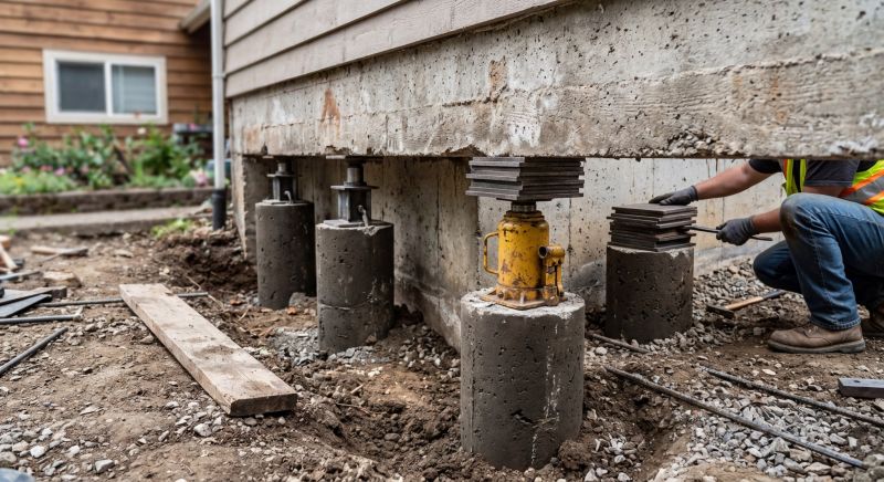 Foundation Pier Leveling in Moneta, VA