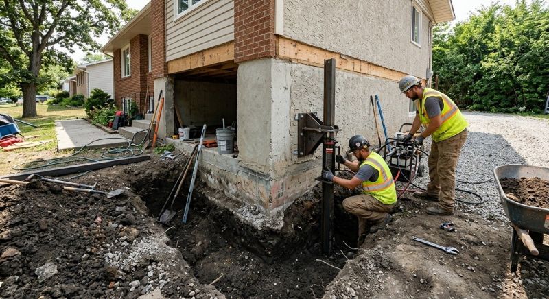 Foundation Pier Repair in Moneta, VA