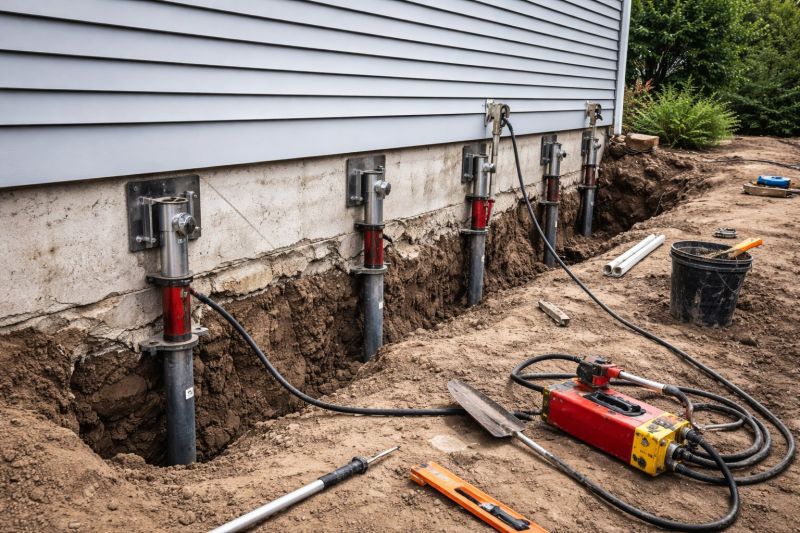 Foundation Pier Repair in Moneta, VA