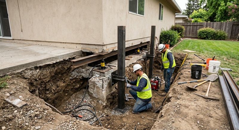 Foundation Pier Repair in Moneta, VA