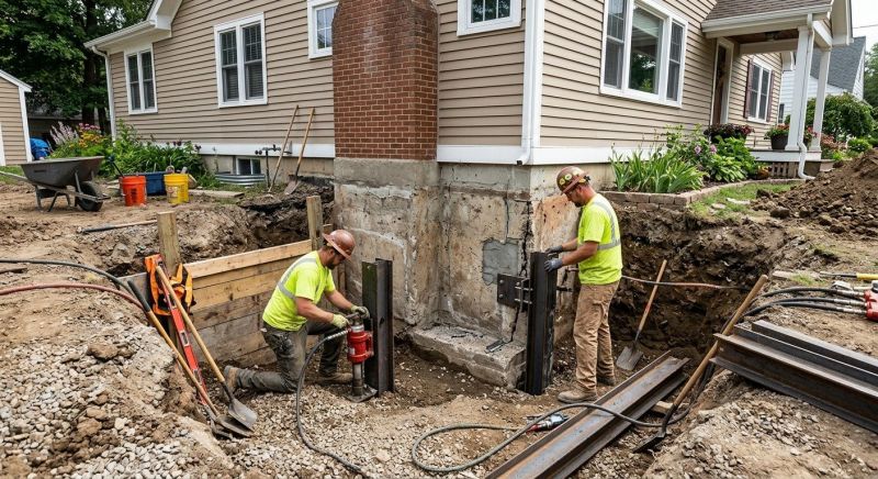 Foundation Repair in Hurt, VA