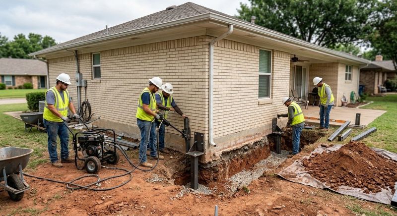 Foundation Stabilizing in Huddleston, VA