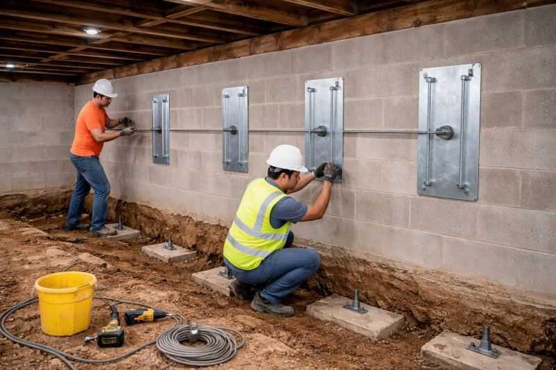 Foundation Stabilizing in Huddleston, VA