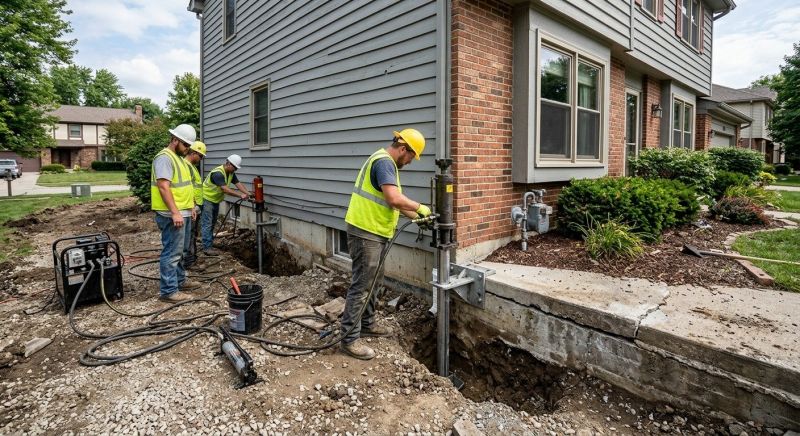Foundation Stabilizing in Hurt, VA
