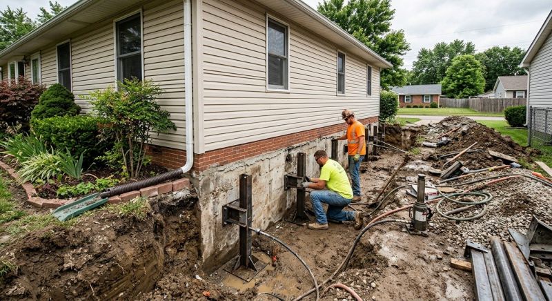 Foundation Stabilizing in Roanoke, VA