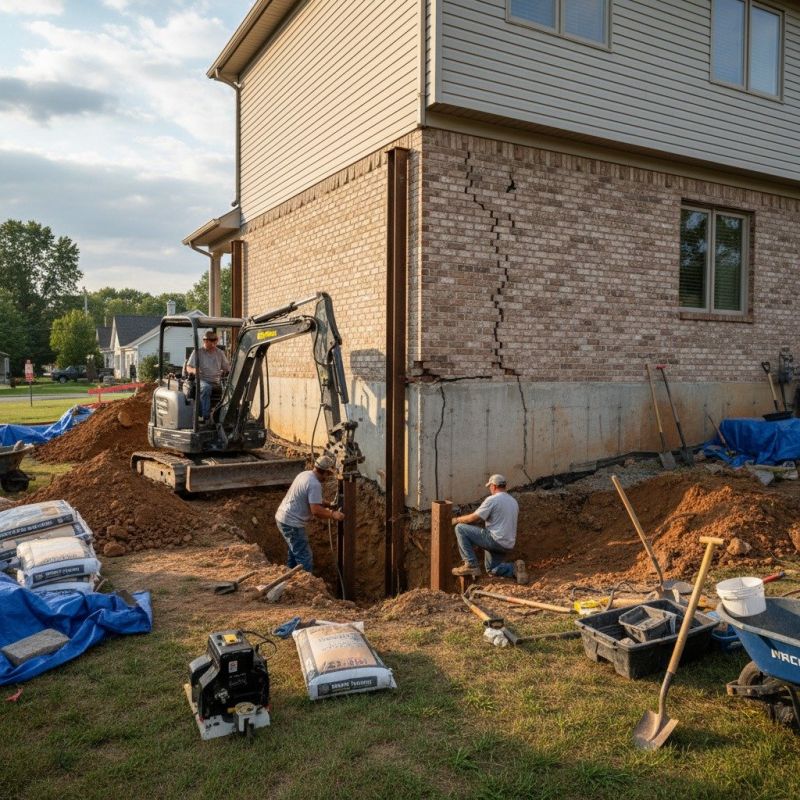 Foundation Structural Repair in Pittsylvania County, VA