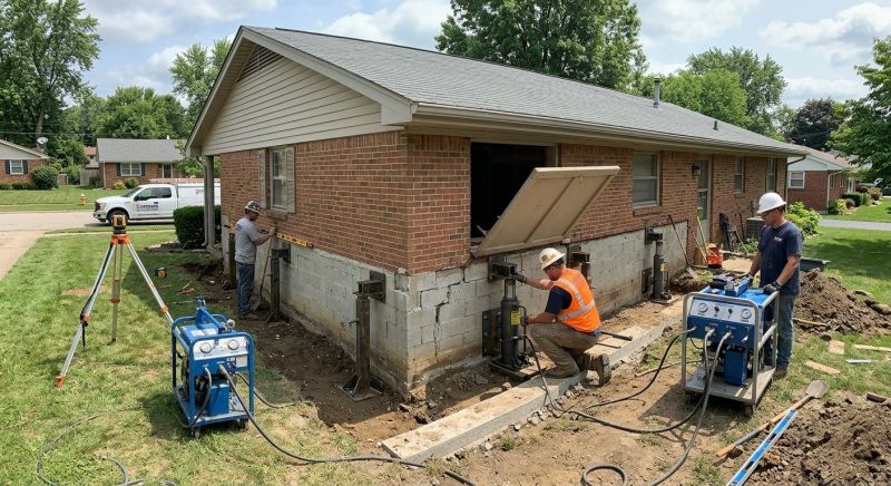 Home Foundation Leveling in Roanoke, VA