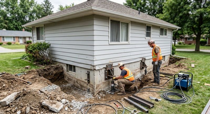 House Foundation Repair in Gretna, VA